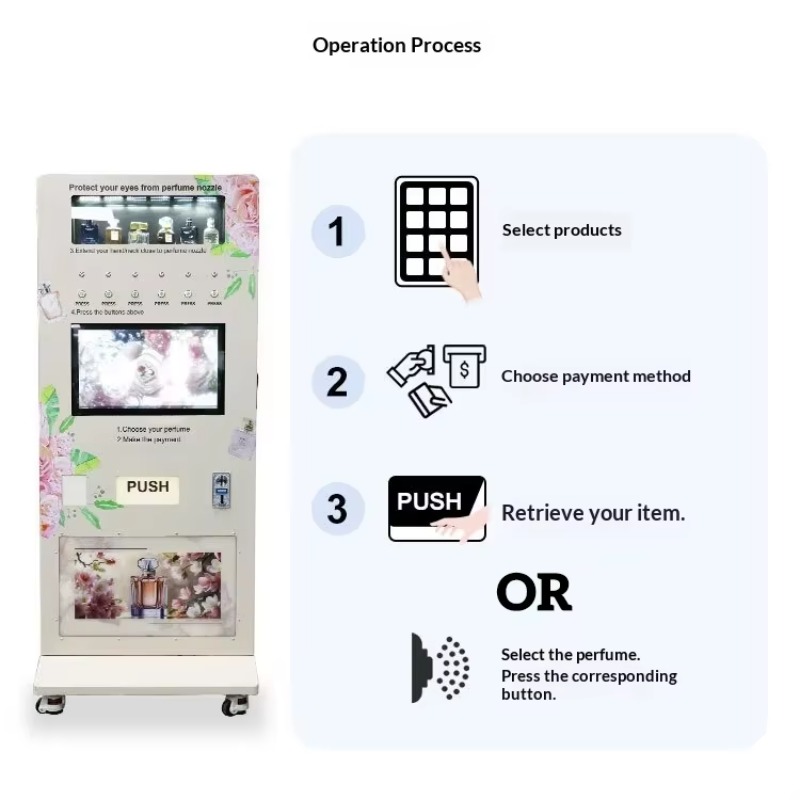 Luxury Fragrance Vending Machi - đánh giá và giá Perfume Fragrance Sale